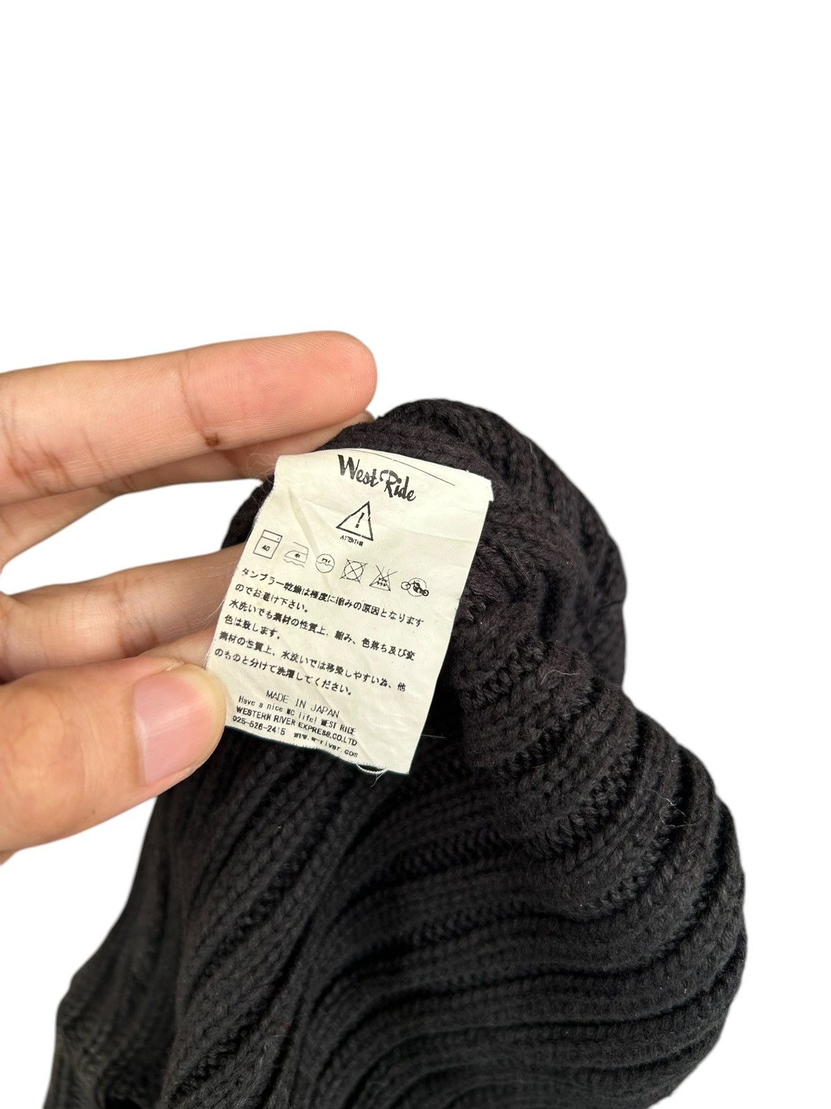 Japanese Brand × Kapital × Vintage Sunfaded Made in Japan west ride Beanie Hats Size ONE SIZE - 10 Thumbnail