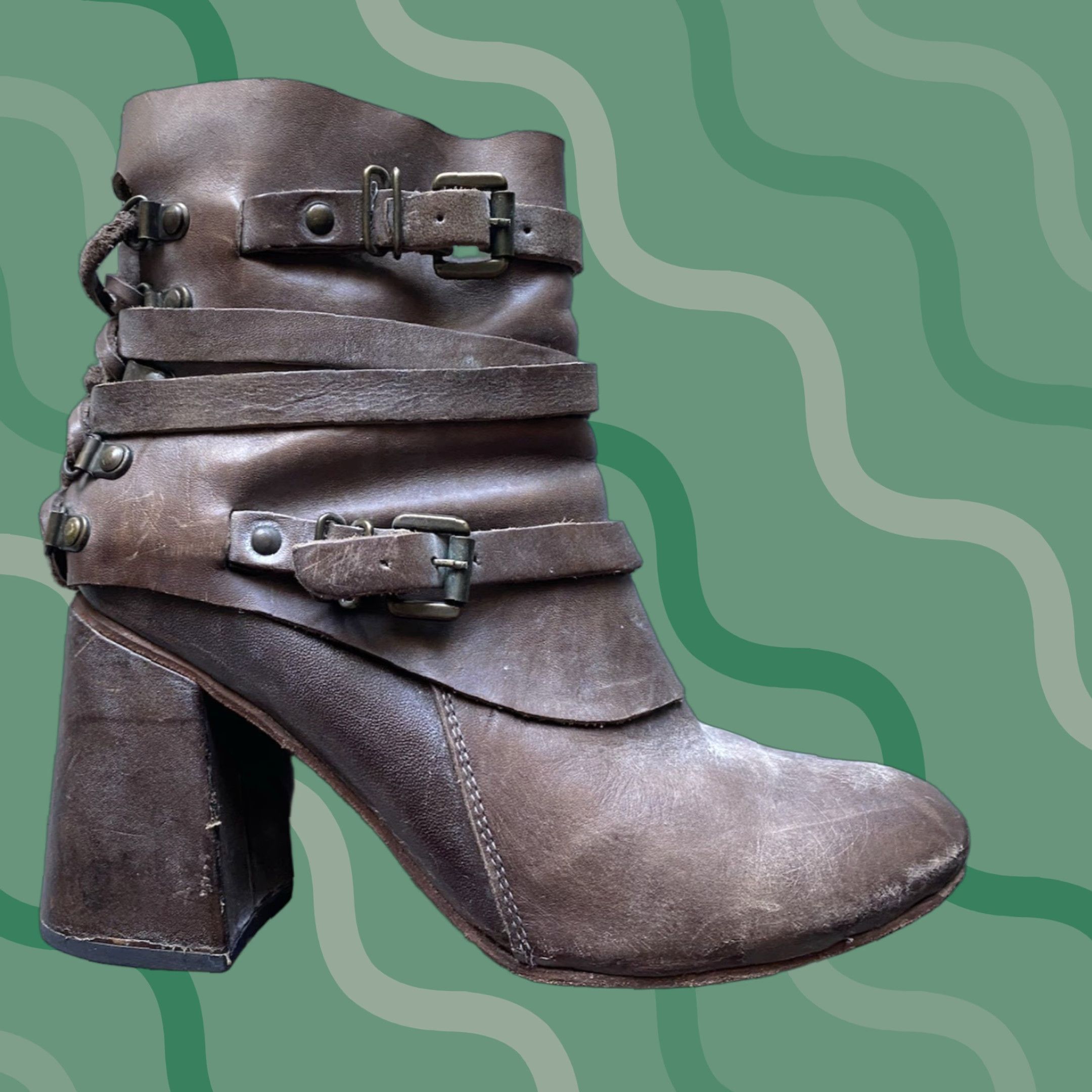FREEBIRD Freebird Boots Women’s Size 9 Leather Brown Flaws Wear Boots Women Brown Leather 9 Flaws Vintage? Size US 9 / IT 39 - 1 Thumbnail