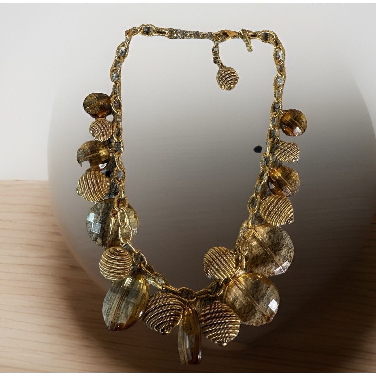 Kate Spade Kate Spade New York Women's Gold Acorn Faux Amber Necklace Size ONE SIZE - 3 Thumbnail