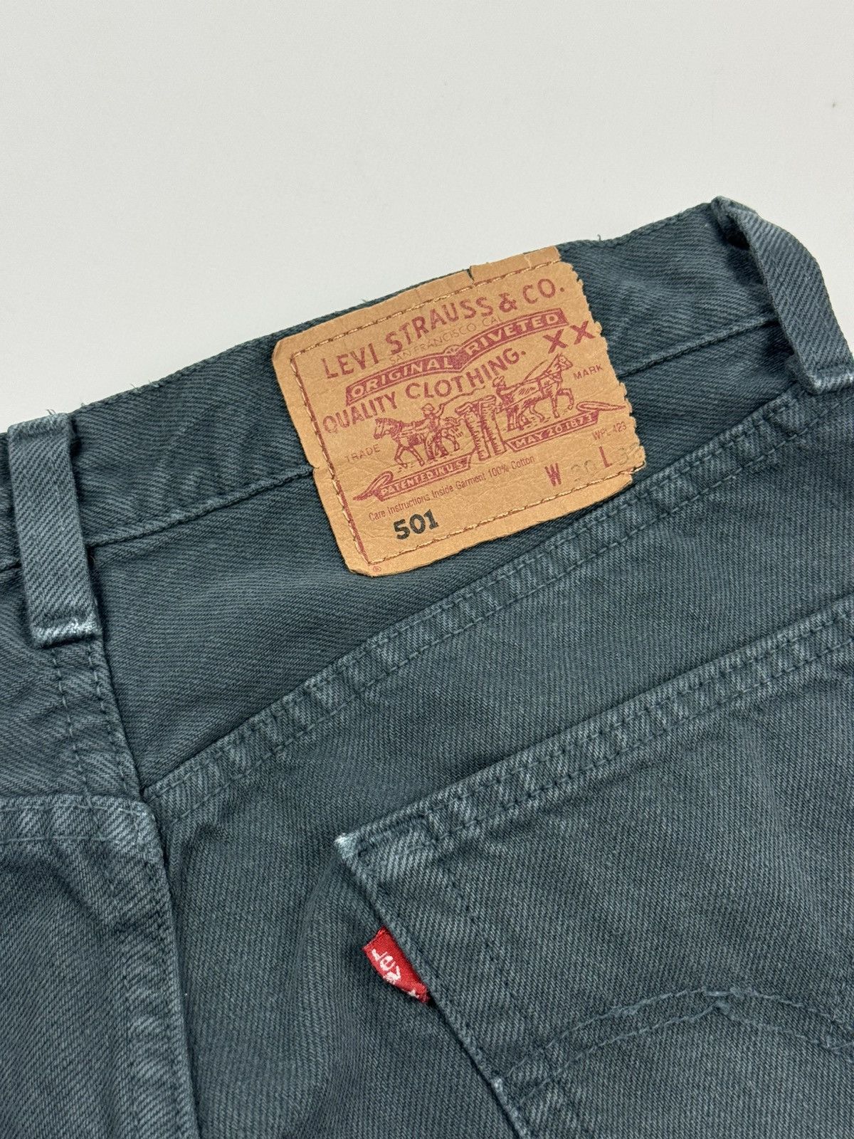 Levi's 1990’s Vintage Levi’s 501 Made in USA Jeans Pants Size US 30 / EU 46 - 15 Thumbnail