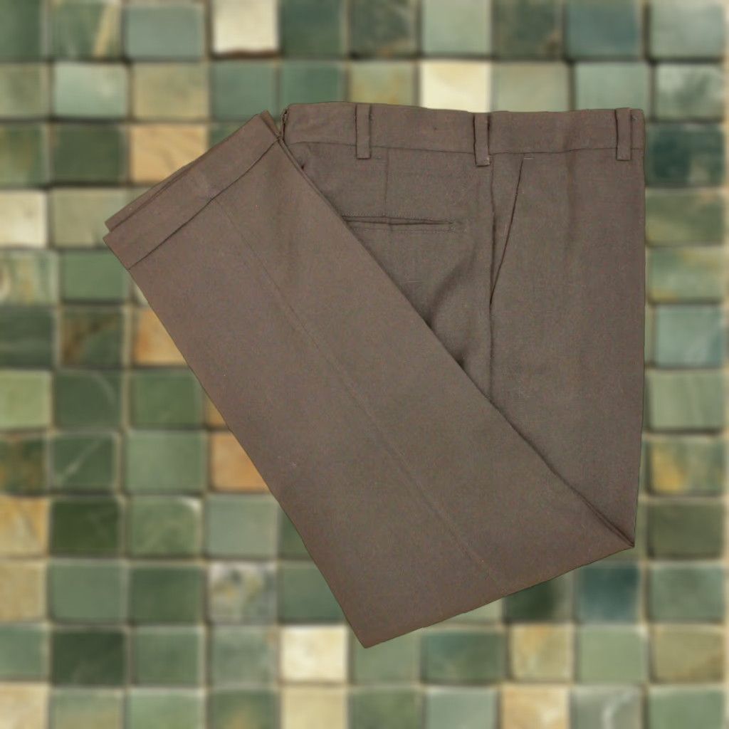 Vintage VINTAGE Men's VTG 1950s 60s NOS Black Tapered Drop Loop Pants 32x28 Size US 32 / EU 48 - 1 Thumbnail