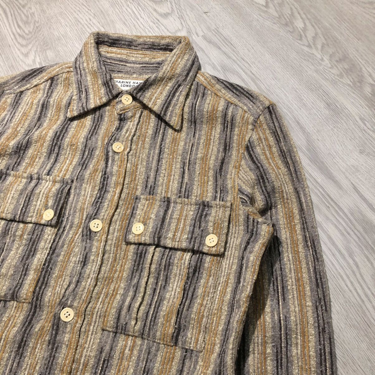 Katharine Hamnett London 🇯🇵 Vintage Katharine Hamnett London Texture Shirt Luxury Size US M / EU 48-50 / 2 - 4 Thumbnail