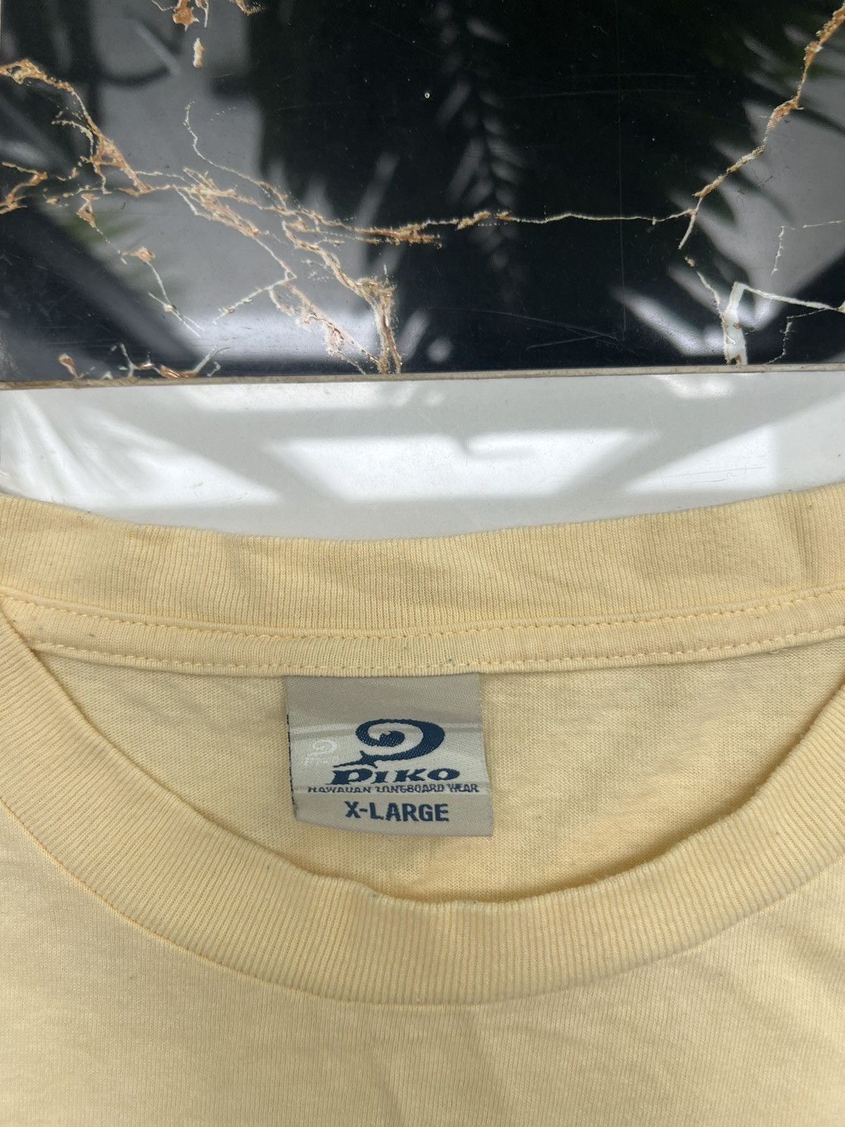 Japanese Brand × Vintage 90’s PIKO RARE HAWAIIAN LONGBOARD WEAR RETRO SURF TEE Y2K Size US XL / EU 56 / 4 - 6 Thumbnail