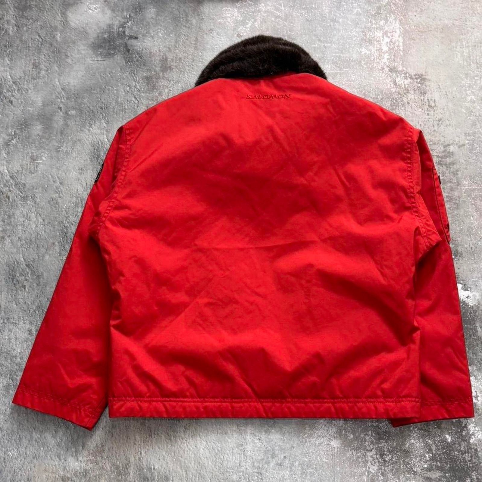 Salomon × Vintage Vintage 90s Salomon Ski Jacket. Top Squad Fur Collar. Small. Size US S / EU 44-46 / 1 - 6 Thumbnail