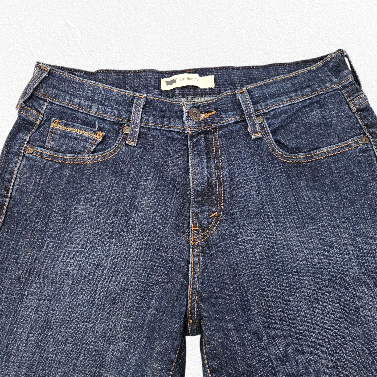 Levi's Levi’s 515 Bootcut Jeans Dark Wash Mid Rise Denim Size 10 Size 32" / US 10 / IT 46 - 3 Thumbnail