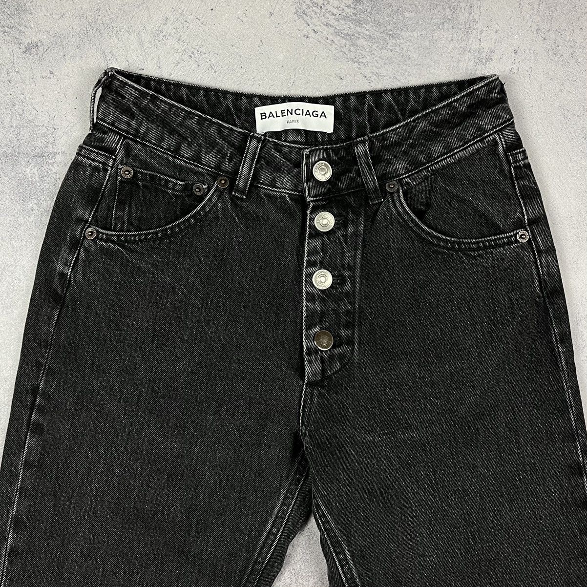 Balenciaga Balenciaga Archetype black washed jeans ss17 Size 30" / US 8 / IT 44 - 2 Thumbnail