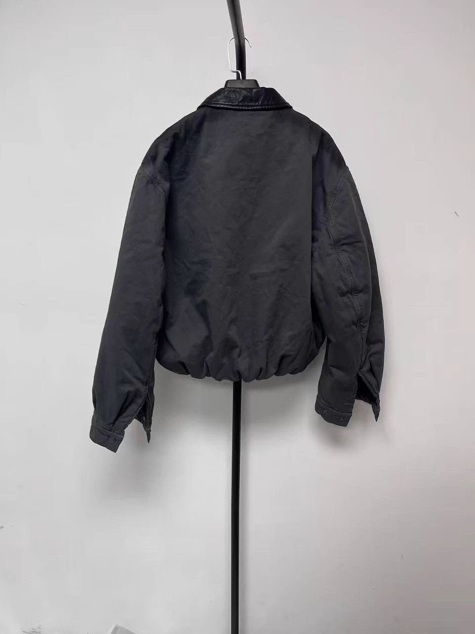Acne Studios Acne Studios Barn Logo Flight Jacket Women's Deep Gray Size XS / US 0-2 / IT 36-38 - 2 Thumbnail