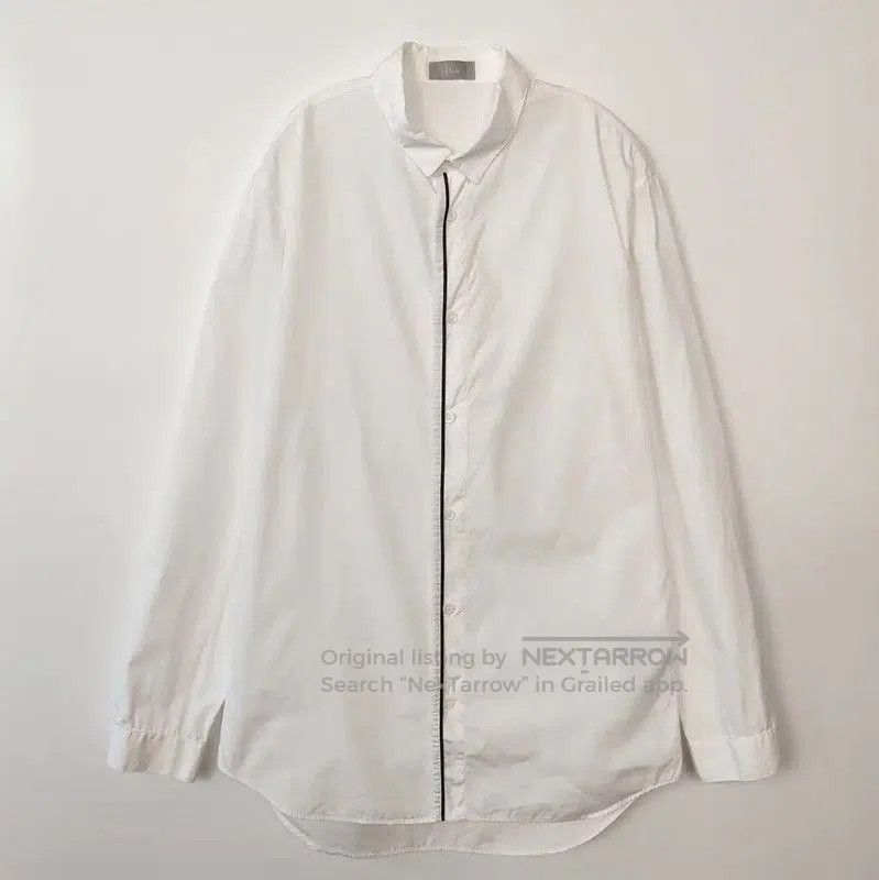 Other Dior White Cotton Men's Long Sleeve Shirt . Size US S / EU 44-46 / 1 - 1 Thumbnail