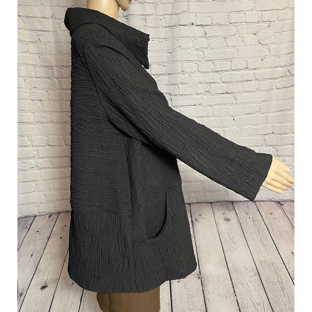 Other Moonlight Black Textured Long Sleeve Top Size L Size L / US 10 / IT 46 - 4 Thumbnail
