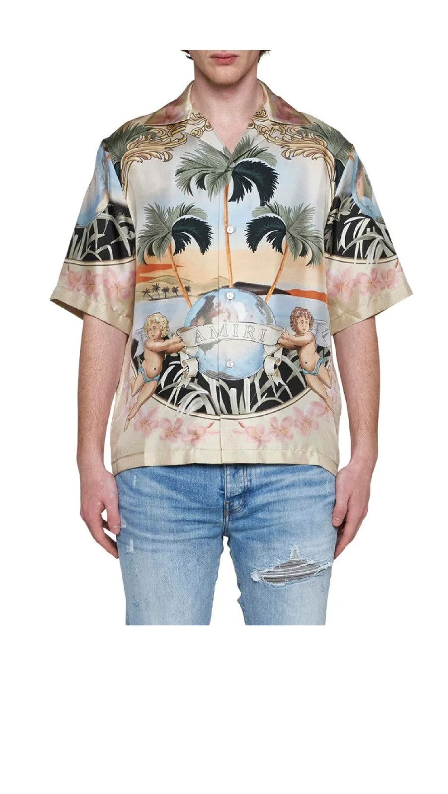Amiri Camisa Manga Corta Amiri Querubín Size US M / EU 48-50 / 2 - 2 Thumbnail