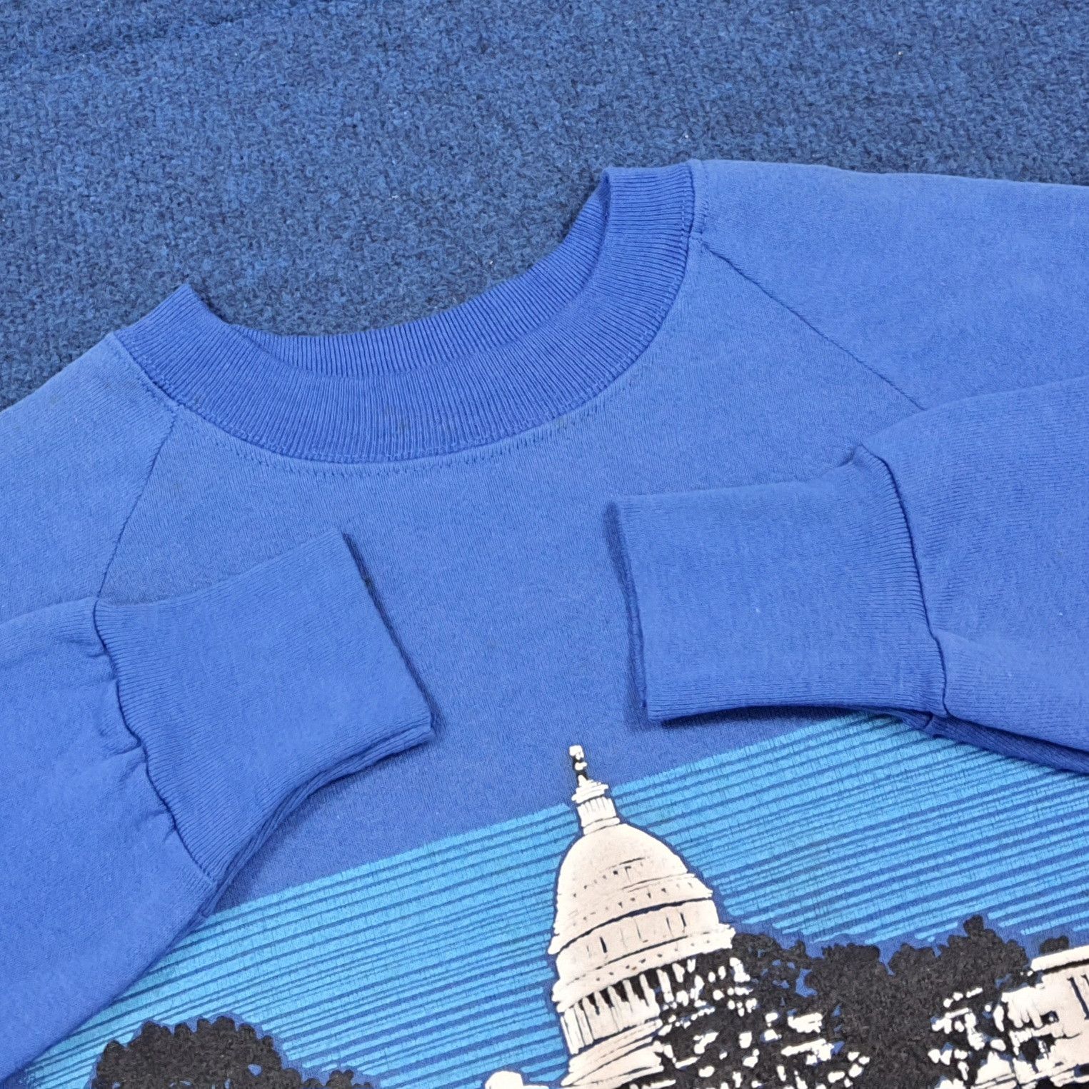 Fruit Of The Loom Vintage Washington D.C. Art Design Sweatshirt C290N15 Size US S / EU 44-46 / 1 - 4 Thumbnail