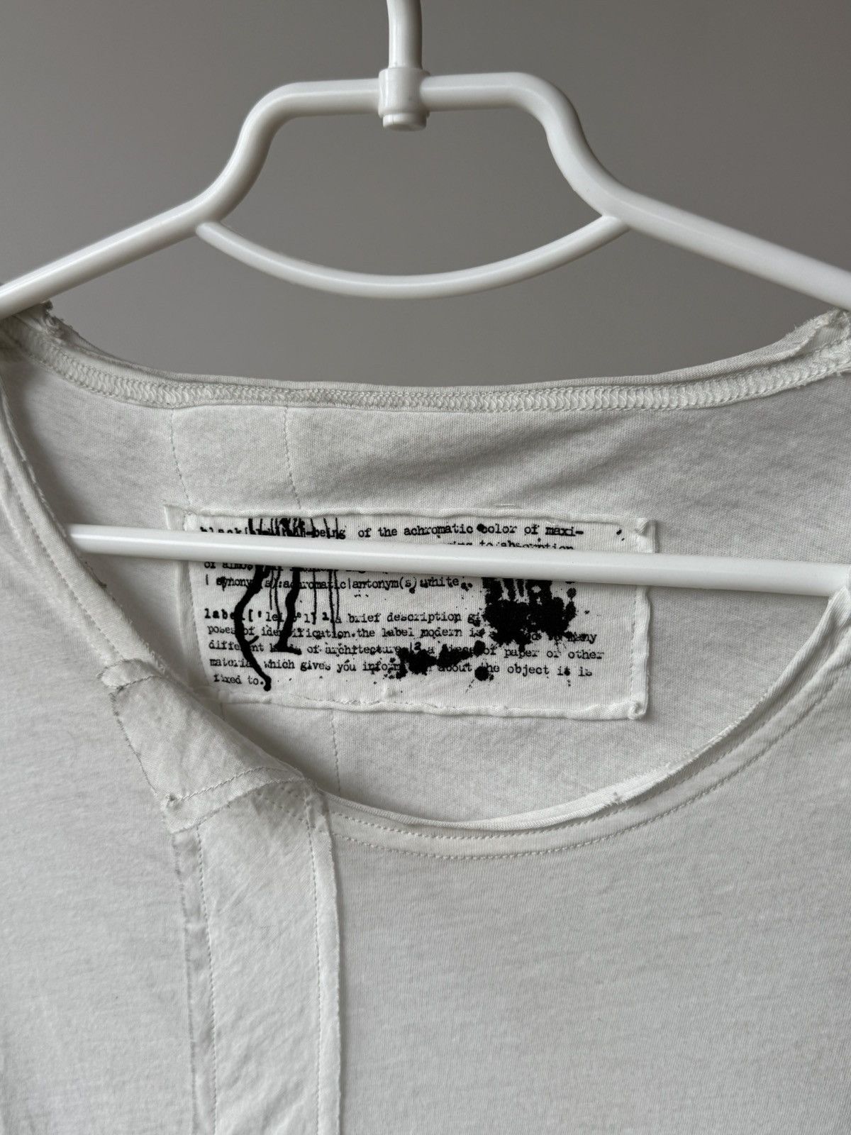 Rundholz Rundholz Avant-Garde Asymmetric Cut Distressed Tee Size XL / US 12-14 / IT 48-50 - 6 Thumbnail