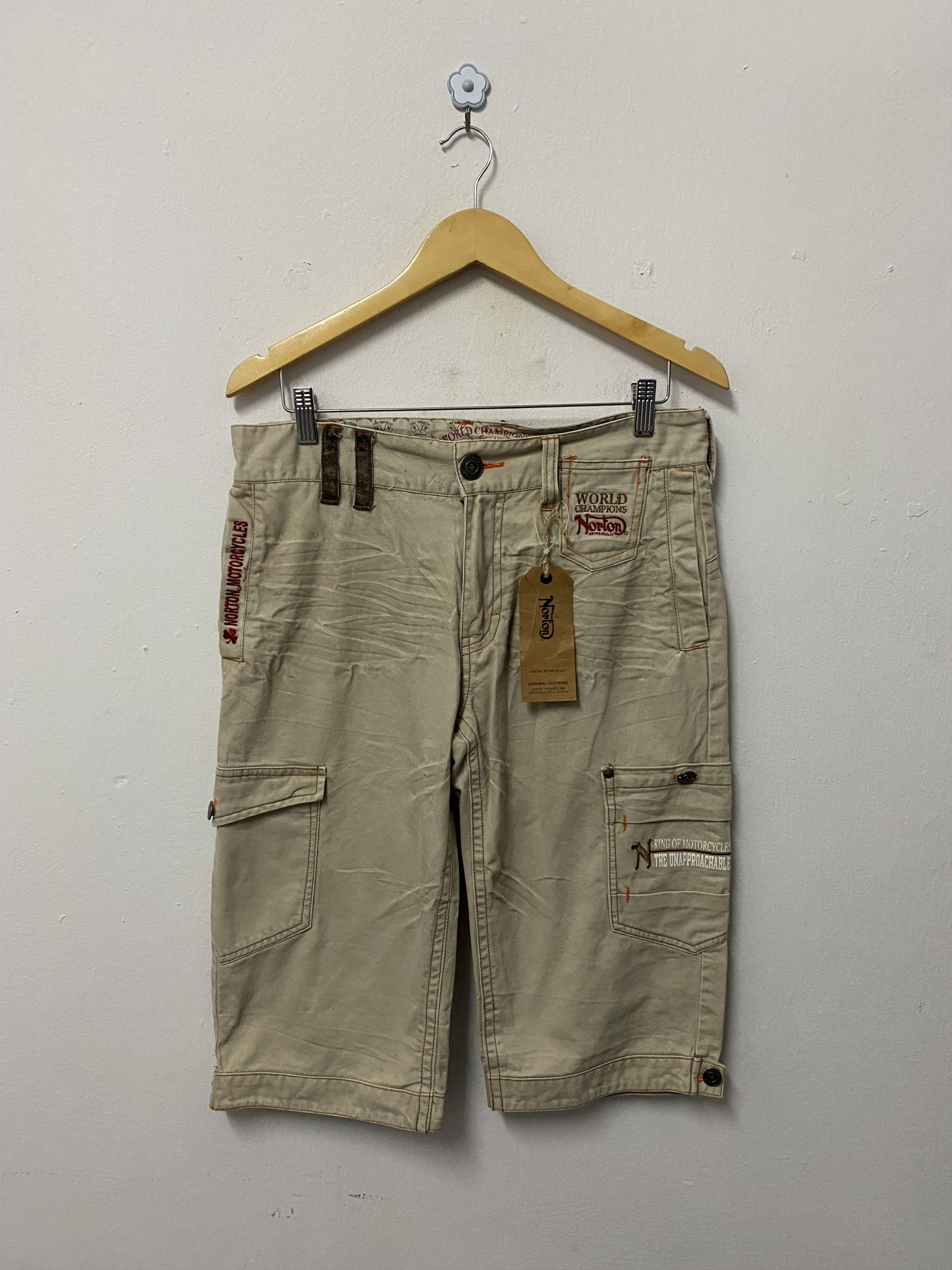 Norton Norton King Of Motorcycles New Old Stock Short Pants Size US 33 - 1 Thumbnail