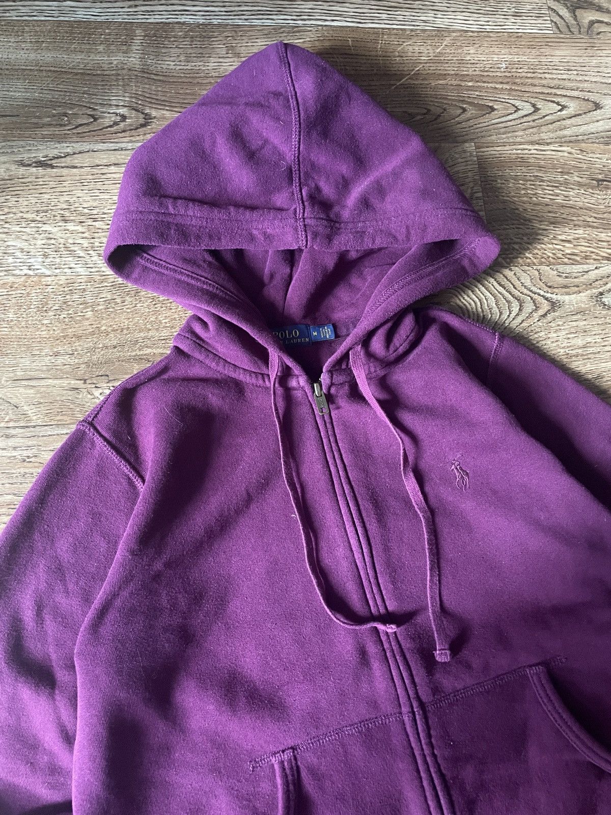Polo Ralph Lauren Vintage Y2K Polo Ralf Lauren Zip Up Hoodie Pink Size M / US 6-8 / IT 42-44 - 3 Thumbnail