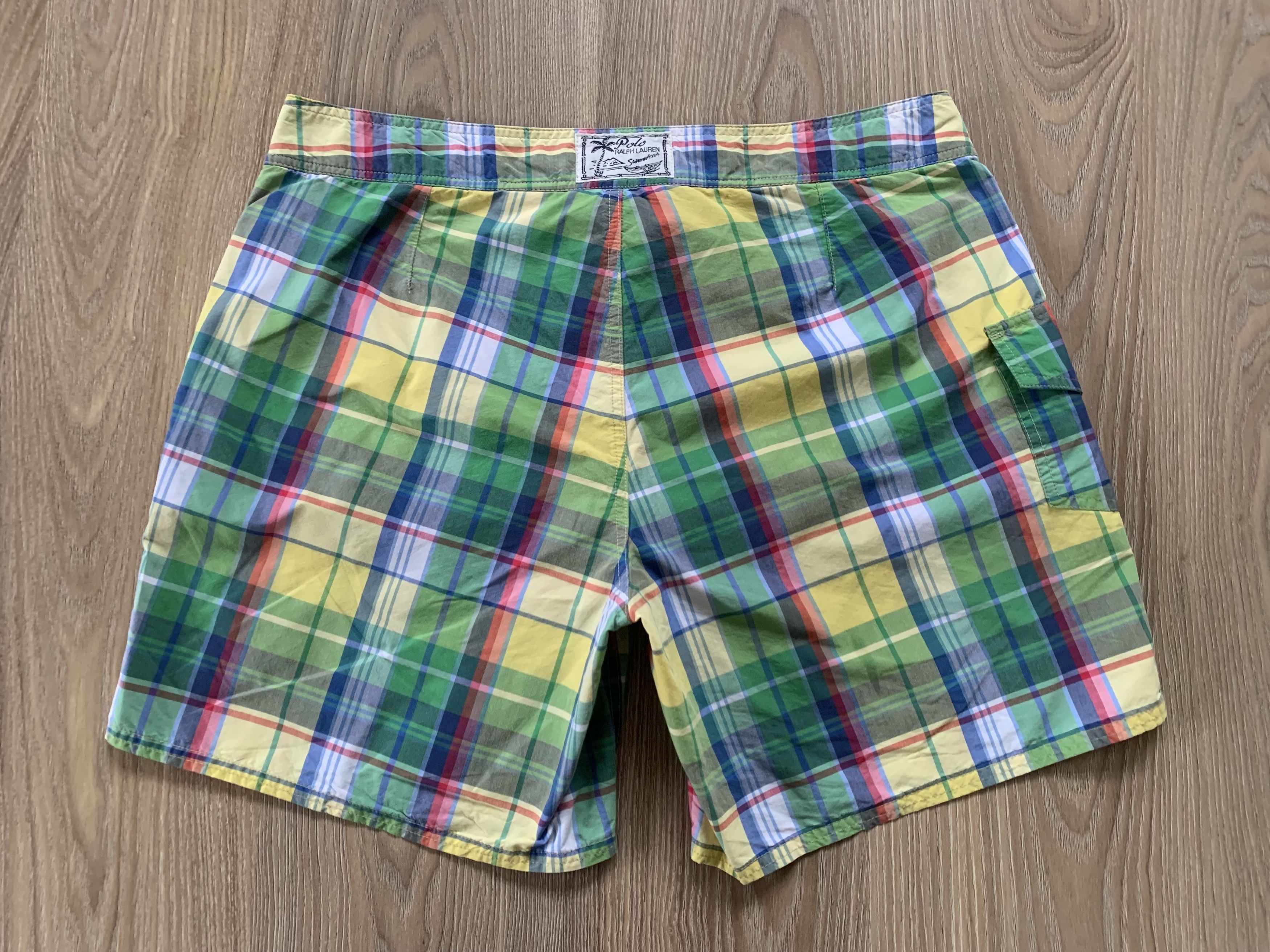 Polo Ralph Lauren Polo Ralph Lauren Multicolor Check Swim Shorts Size US 36 / EU 52 - 3 Thumbnail