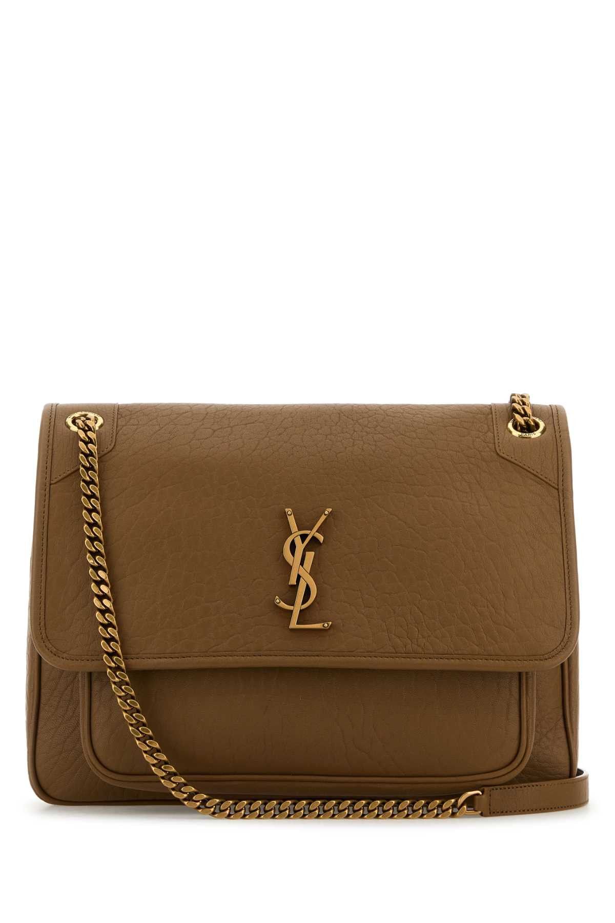 Camel Leather Large Niki Bag