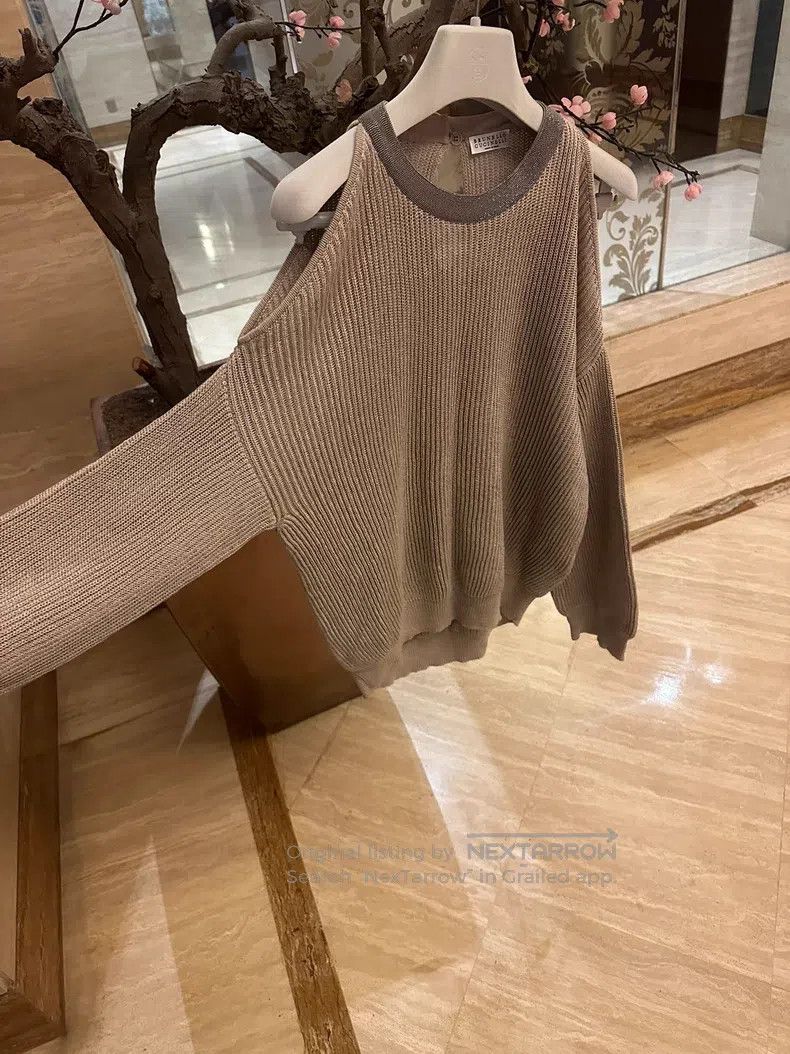 Brunello Cucinelli brunello cucinelli Paillette sweater Size S / US 4 / IT 40 - 2 Thumbnail