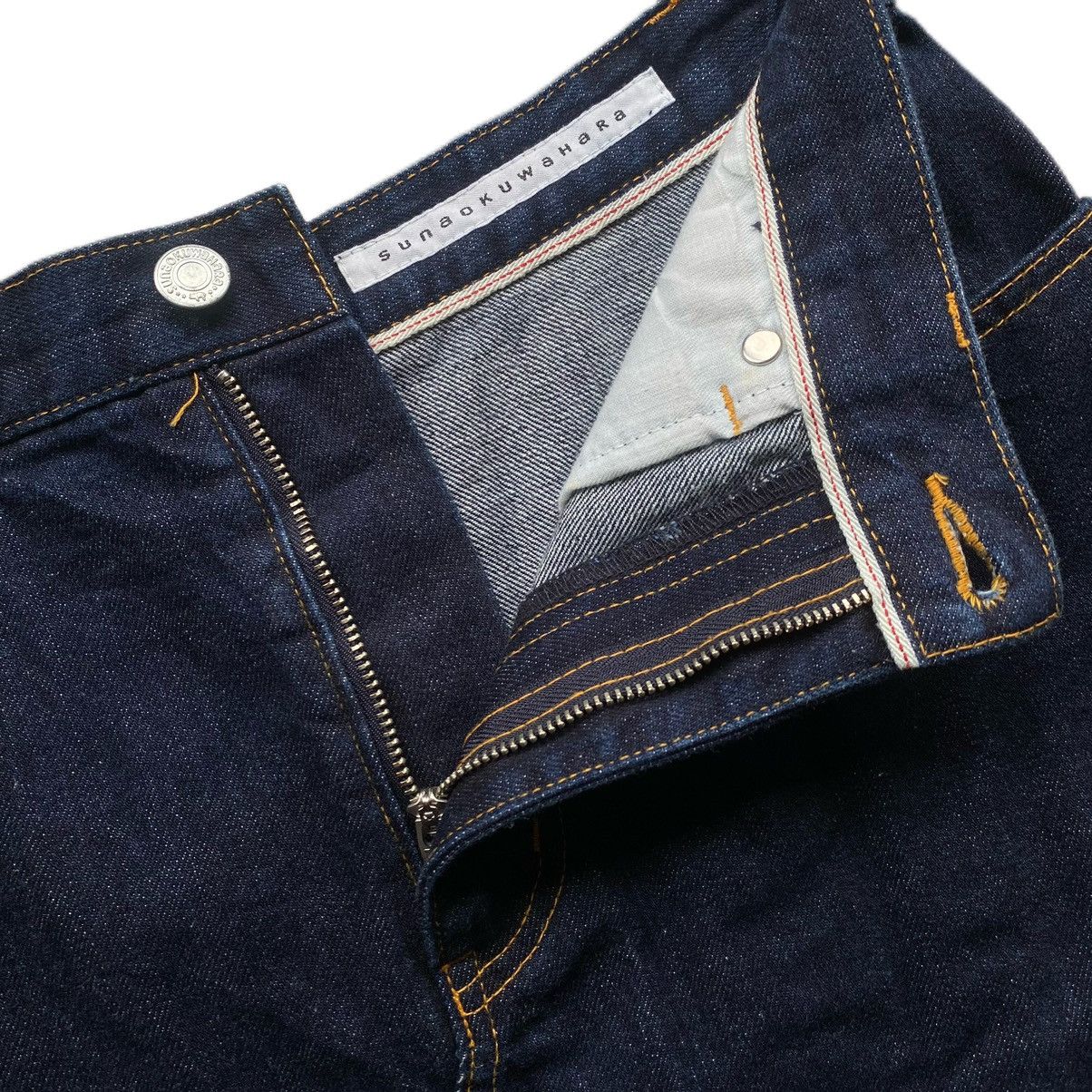 Issey Miyake × Japanese Brand × Sunao Kuwahara ISSEY MIYAKE SUNAO KUWAHARA SELVEDGE DENIM SKIRT🔥 Size 28" / US 6 / IT 42 - 5 Thumbnail