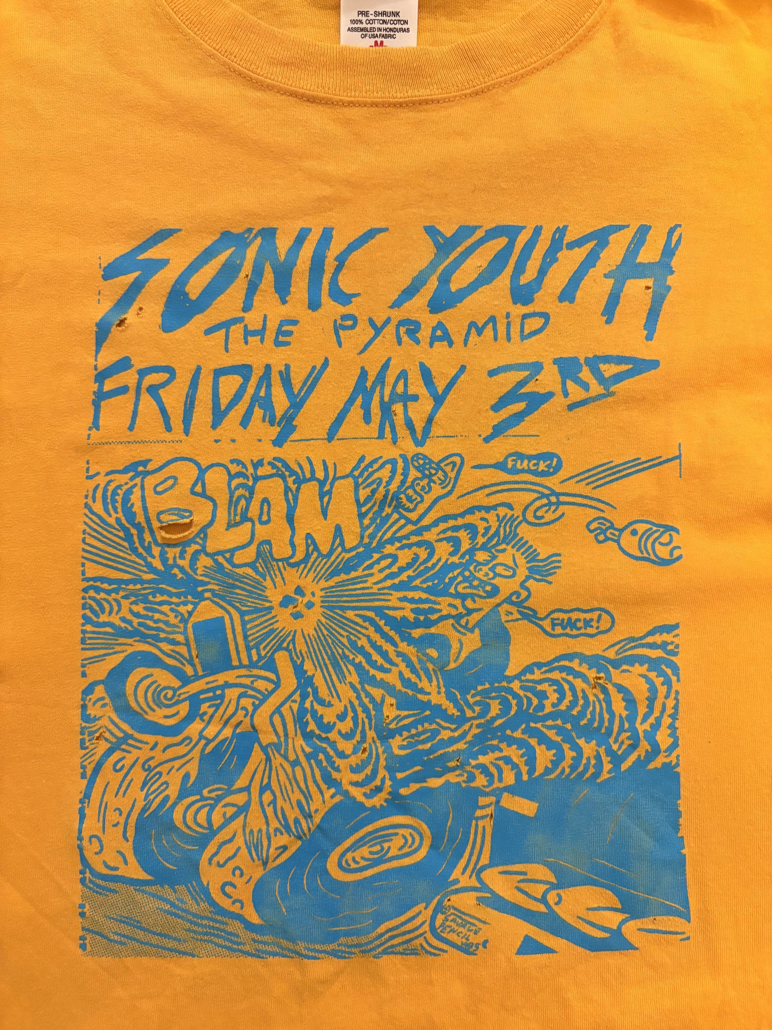 Band Tees Sonic Youth Vintage 00s “Live At The Pyramid” Anvil Tee Size US M / EU 48-50 / 2 - 8 Thumbnail