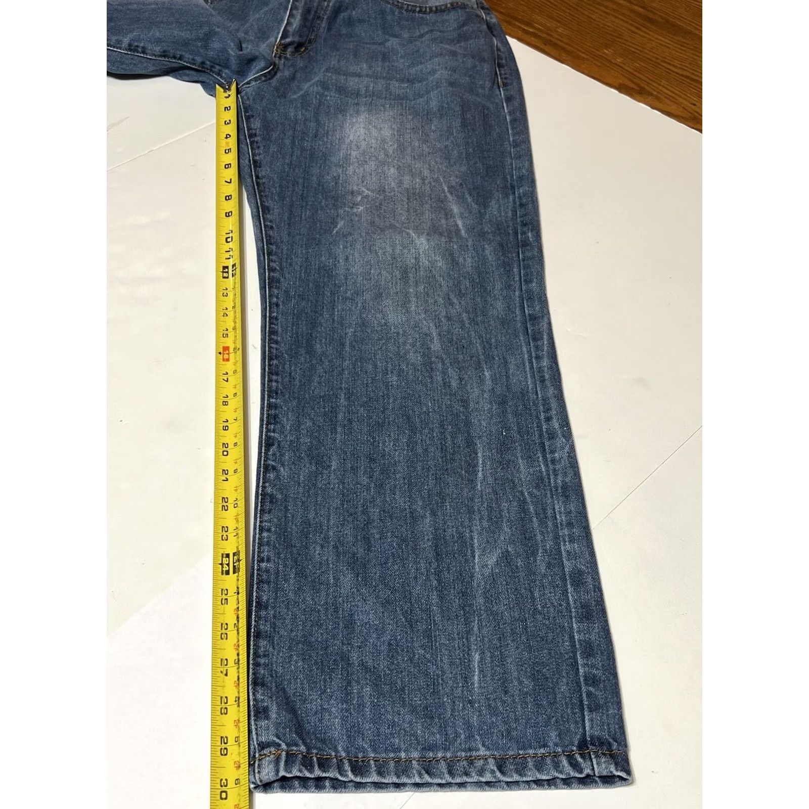 Rocawear VINTAGE Rocawear Jeans Mens Blue Denim Baggy Wide Leg Y2K 90s Hip Hop 35x30 Regular Inseam 30 Size US 35 - 5 Thumbnail