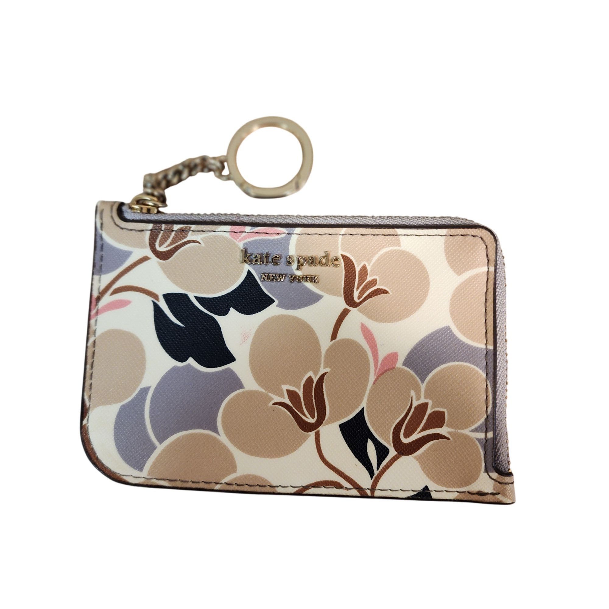 Kate Spade Kate Spade Cameron Breezy Floral Medium L-zip Card Holder Size ONE SIZE - 1 Thumbnail