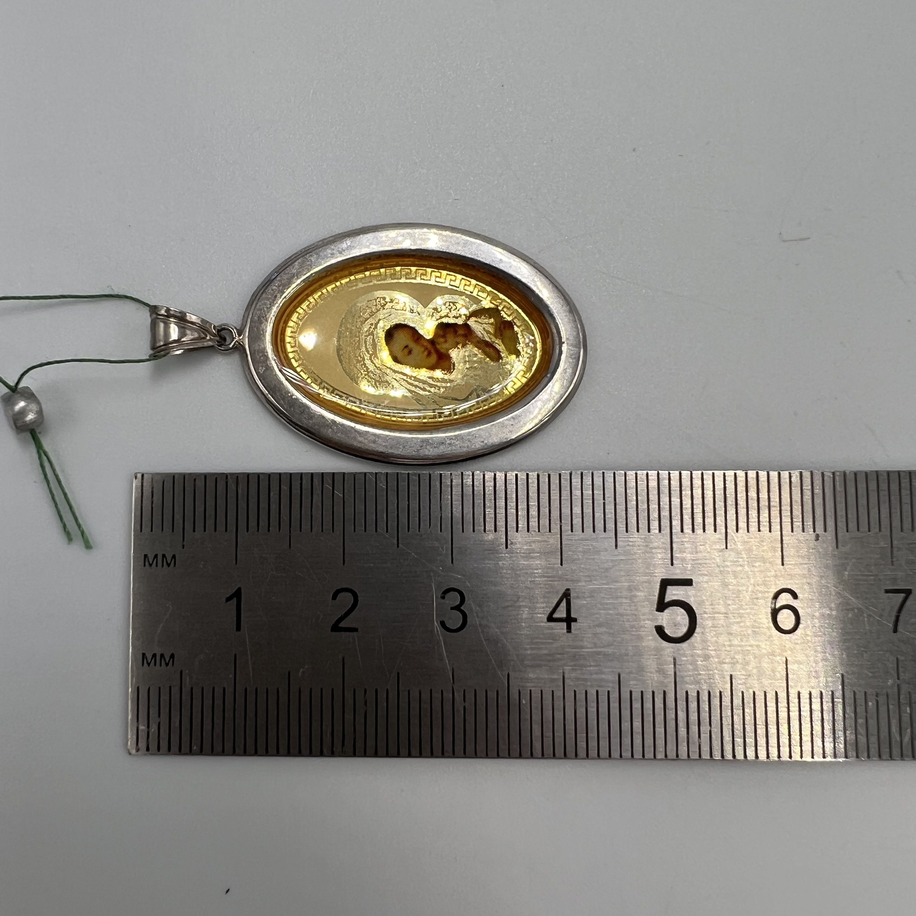 Vintage Vintage Pendant Icon Sterling Silver 925 Enamel 1.7gr Size ONE SIZE - 4 Thumbnail