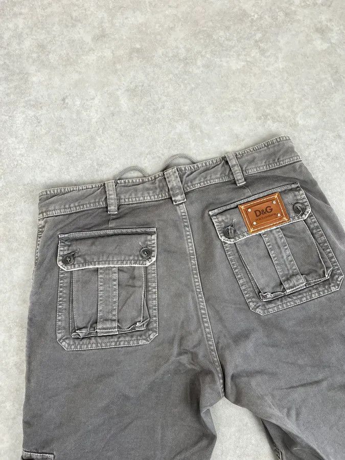Dolce & Gabbana SS2008 Dolce & Gabbana Grey Multipockets Cargo Pants Size US 32 / EU 48 - 8 Thumbnail