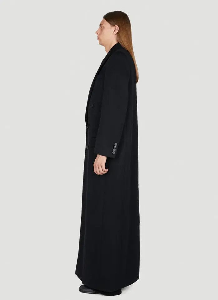 Saint Laurent Paris o1bcso1str1124 Manteau Ext Le Epaule in Black Size US L / EU 52-54 / 3 - 2 Thumbnail