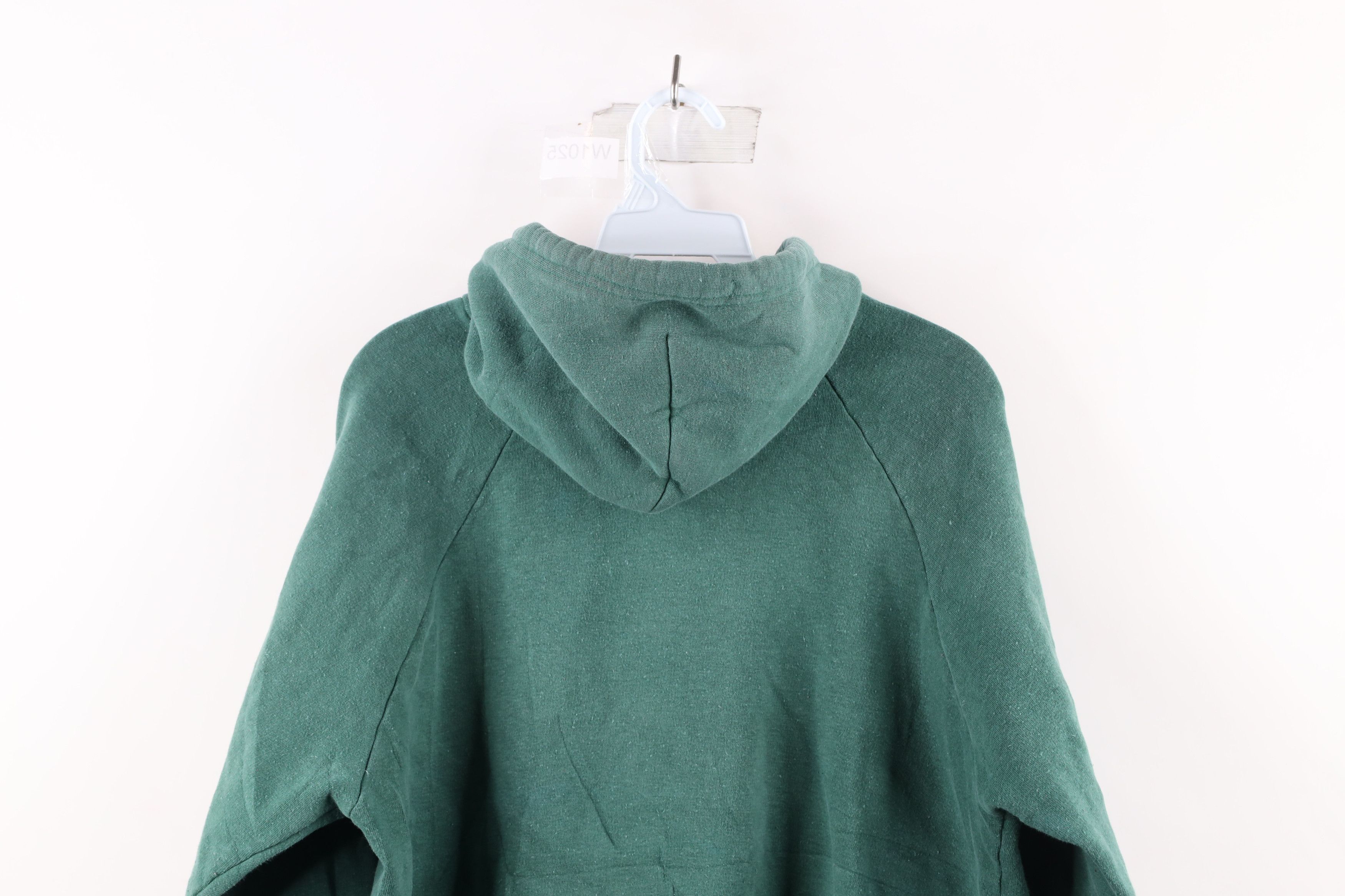 Vintage Vintage 60s 70s Streetwear Full Zip Hoodie Sweatshirt Green Size US L / EU 52-54 / 3 - 8 Thumbnail