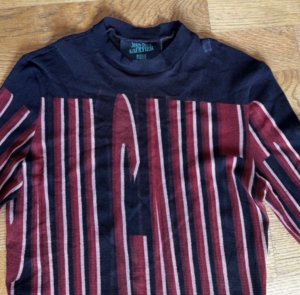 Jean Paul Gaultier JPG MAILLE 1994 Grail Big Letter Logo Size US L / EU 52-54 / 3 - 7 Thumbnail