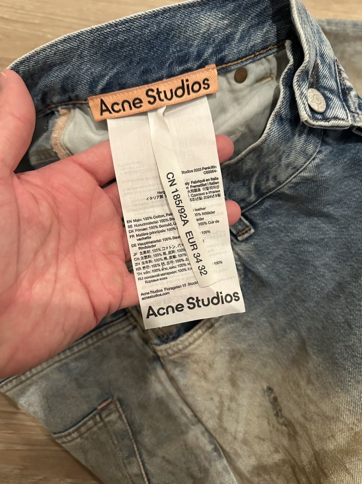 Acne Studios Acne Studios 2023 Penicillin Jeans Size US 36 / EU 52 - 4 Thumbnail