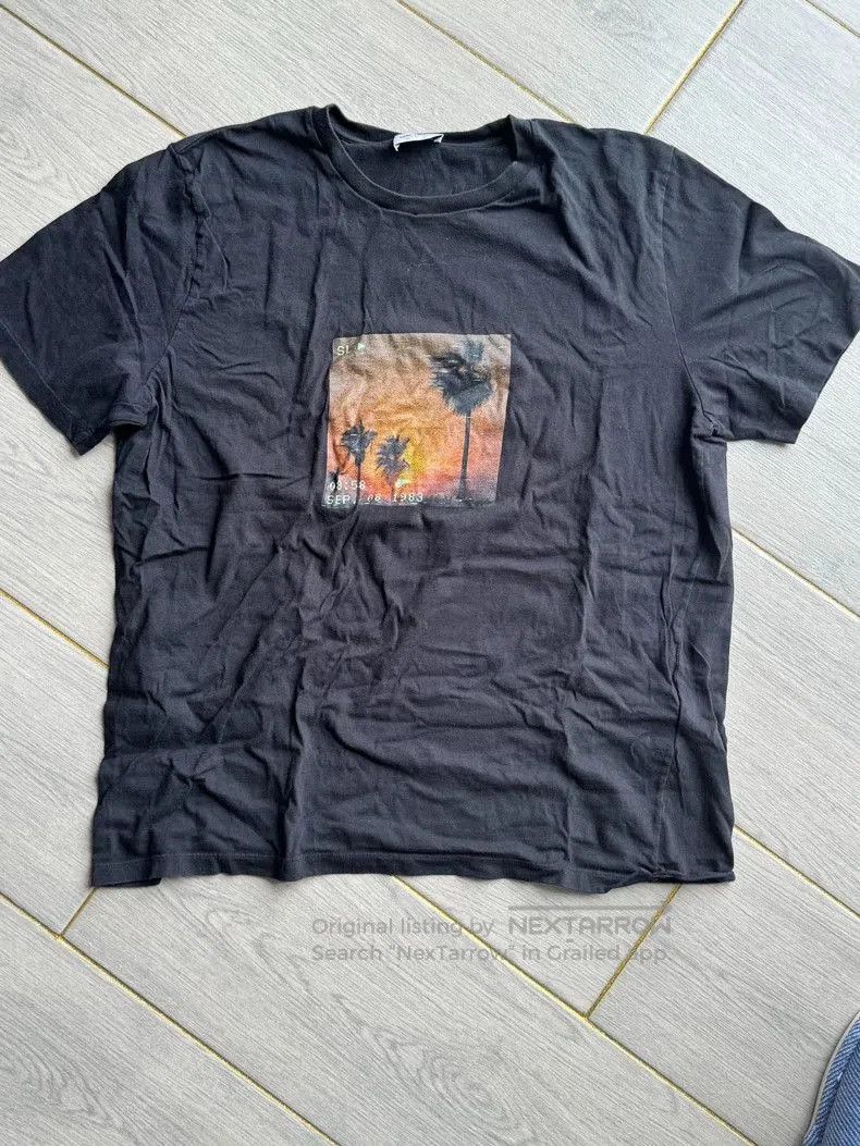 Saint Laurent Paris Saint Laurent Coconut Tree Short Sleeve T. Size US L / EU 52-54 / 3 - 1 Thumbnail