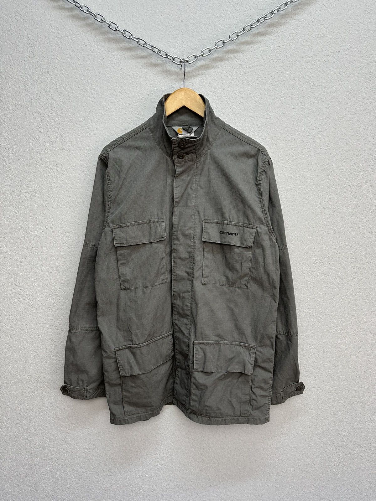 Carhartt × Vintage Vintage Carhartt Jacket Ripstop Y2K Archival Rare Size US L / EU 52-54 / 3 - 1 Thumbnail