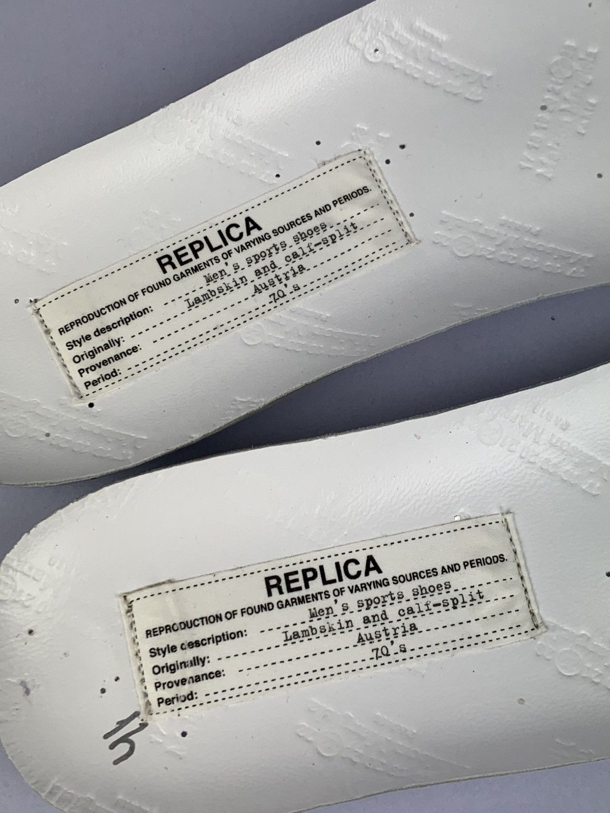 Maison Margiela MAISON MARGIELA artisanal German Army Trainers Size US 8 / EU 41 - 16 Thumbnail