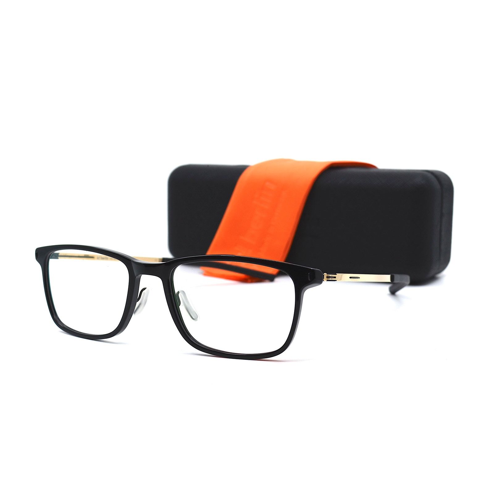 Ic! Berlin NEW IC! BERLIN AKITO BLACK GOLD AUTHENTIC EYEGLASSES FRAME Size ONE SIZE - 1 Thumbnail