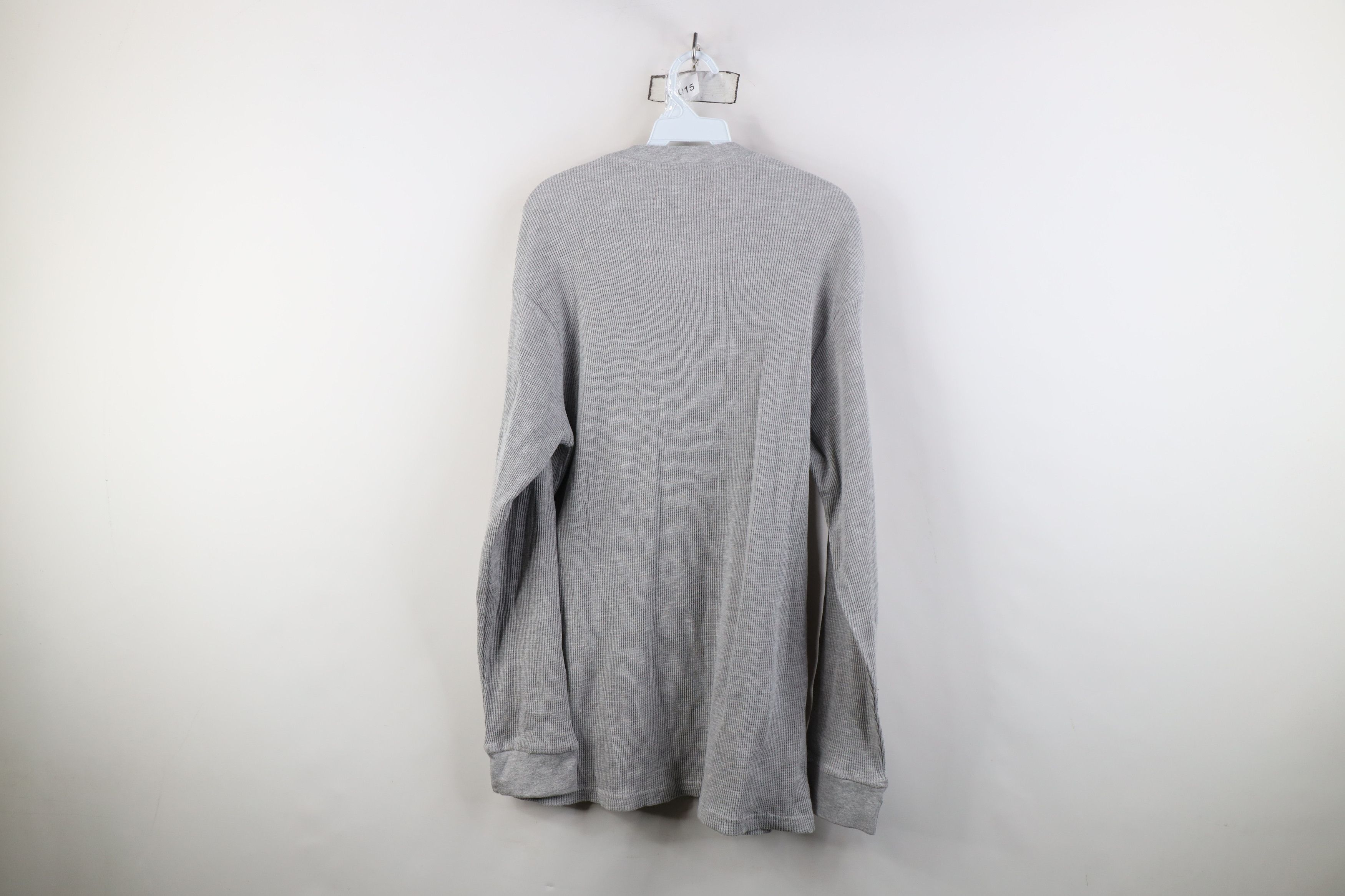 Vintage Vintage 90s Streetwear Knit Long Sleeve Henley T-Shirt Size US L / EU 52-54 / 3 - 8 Thumbnail