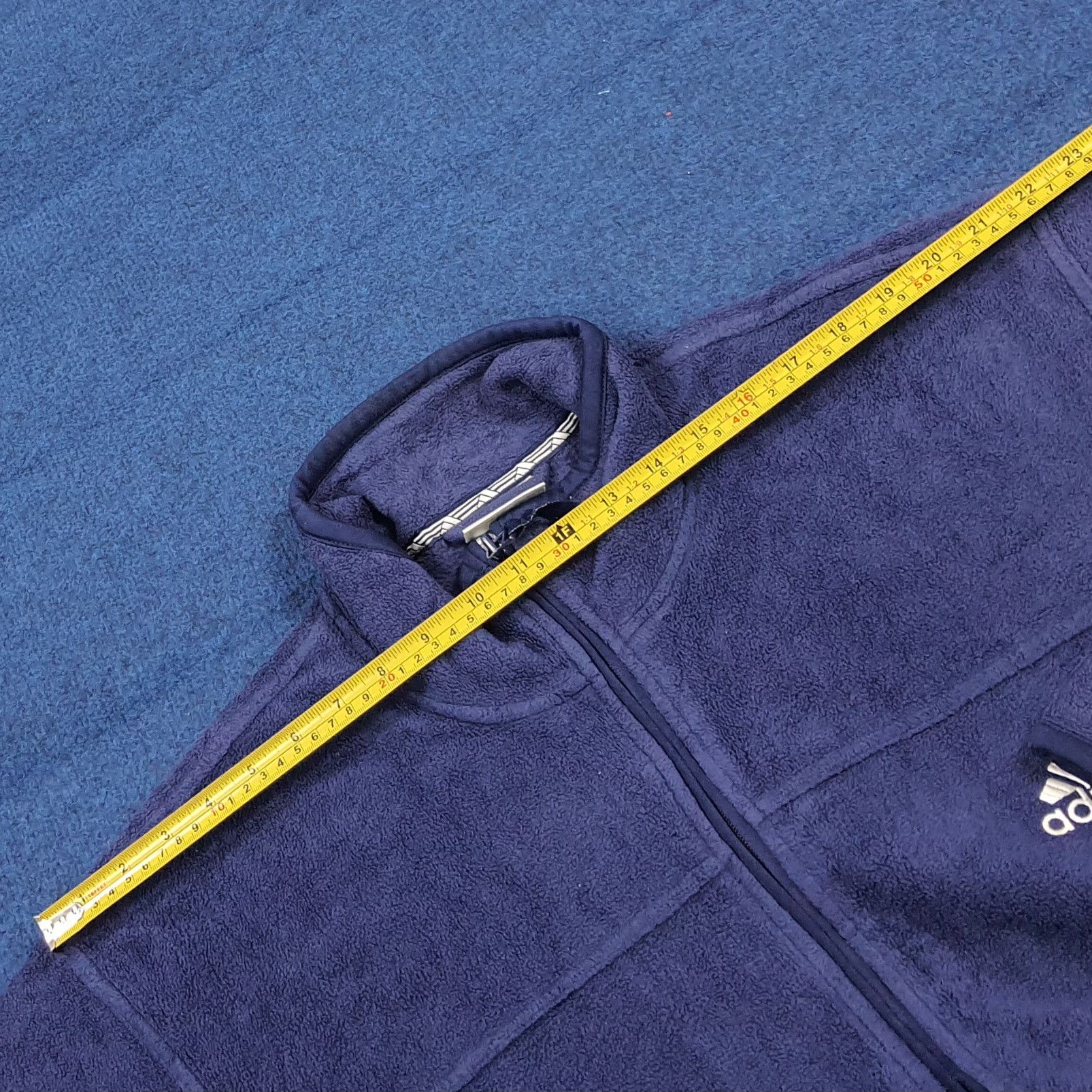 Adidas Vintage 90s Adidas Track Jacket Fleece Full Zip Custom Y's Size US L / EU 52-54 / 3 - 12 Thumbnail