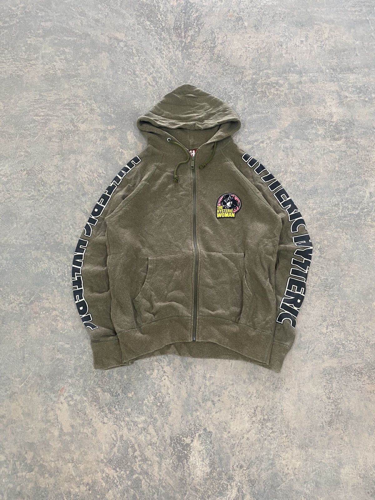 Hysteric Glamour Sickkk☠️ Hysteric Glamour Spellout Women Zipper Hoodie Punk Size US S / EU 44-46 / 1 - 1 Thumbnail