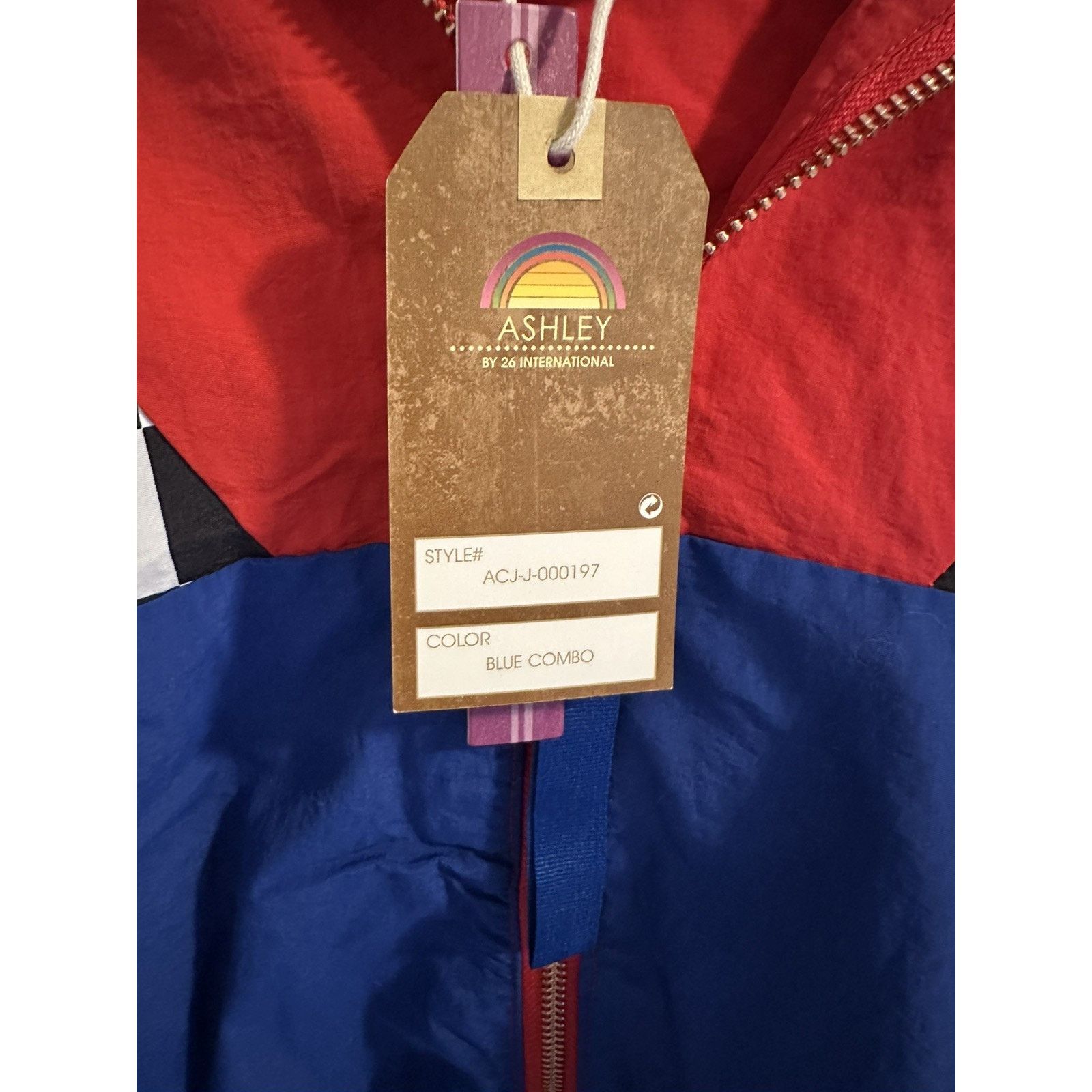 Nordstrom Y2K Ashley by 26 International Colorblock Windbreaker NWT M Size M / US 6-8 / IT 42-44 - 3 Thumbnail