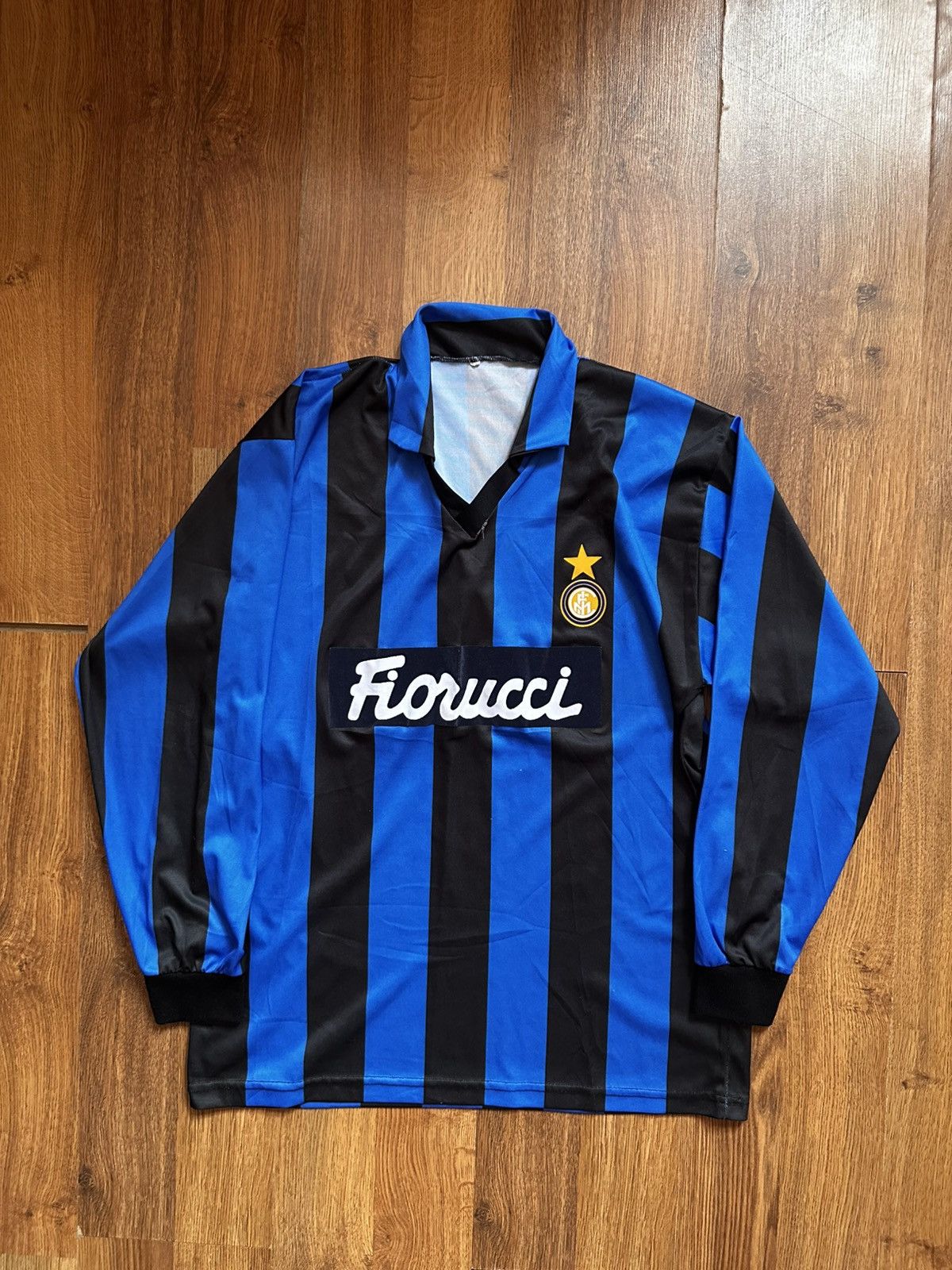Vintage Vintage Inter Milan Fiorucci Long Sleeve Jersey Blokecore L Size US L / EU 52-54 / 3 - 1 Thumbnail