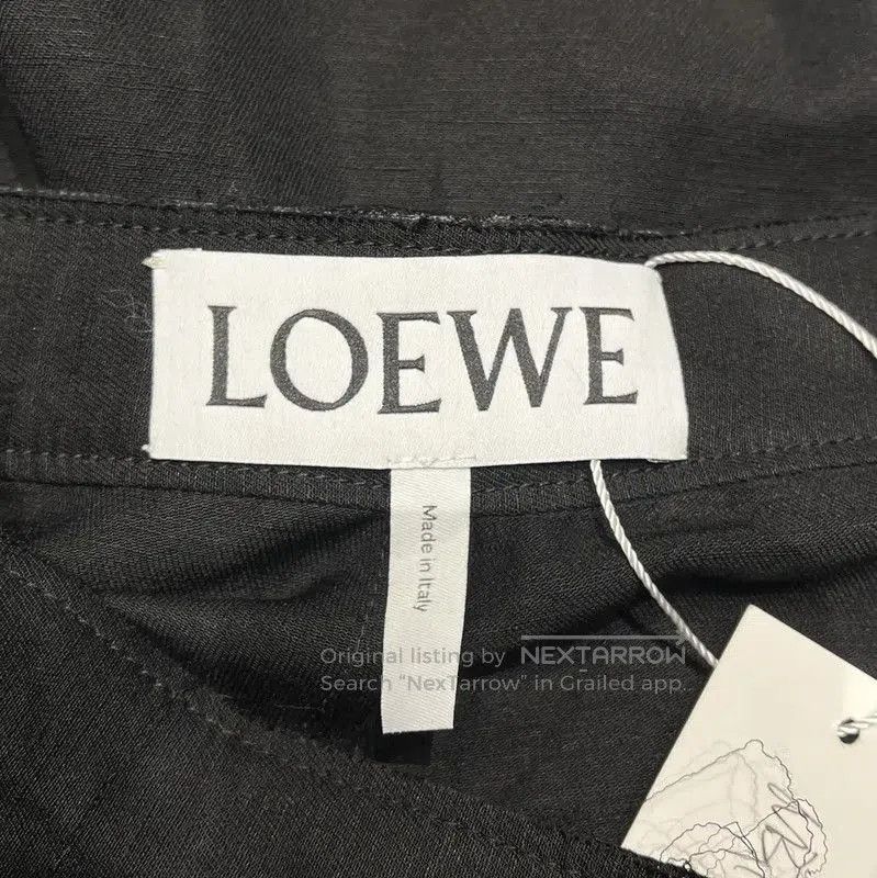Loewe Loewe Irregular Black Midi Skirt for Women . Size 28" / US 6 / IT 42 - 3 Thumbnail