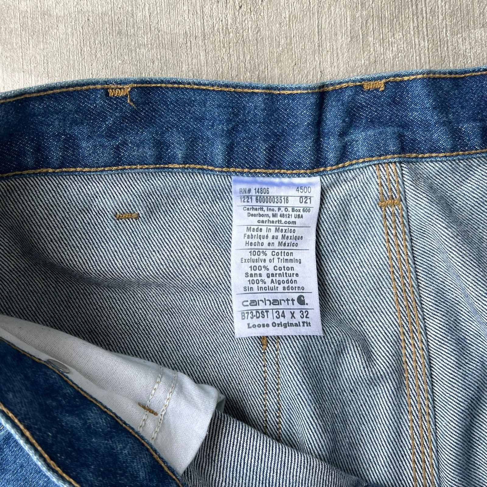Carhartt × Vintage Carhartt denim blue jean double knee work carpenter pants Size US 34 / EU 50 - 7 Thumbnail