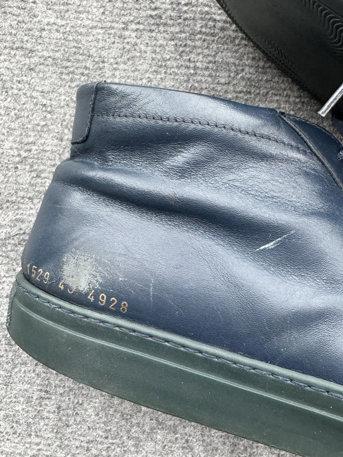 Common Projects Achilles high navy Size US 10 / EU 43 - 8 Thumbnail