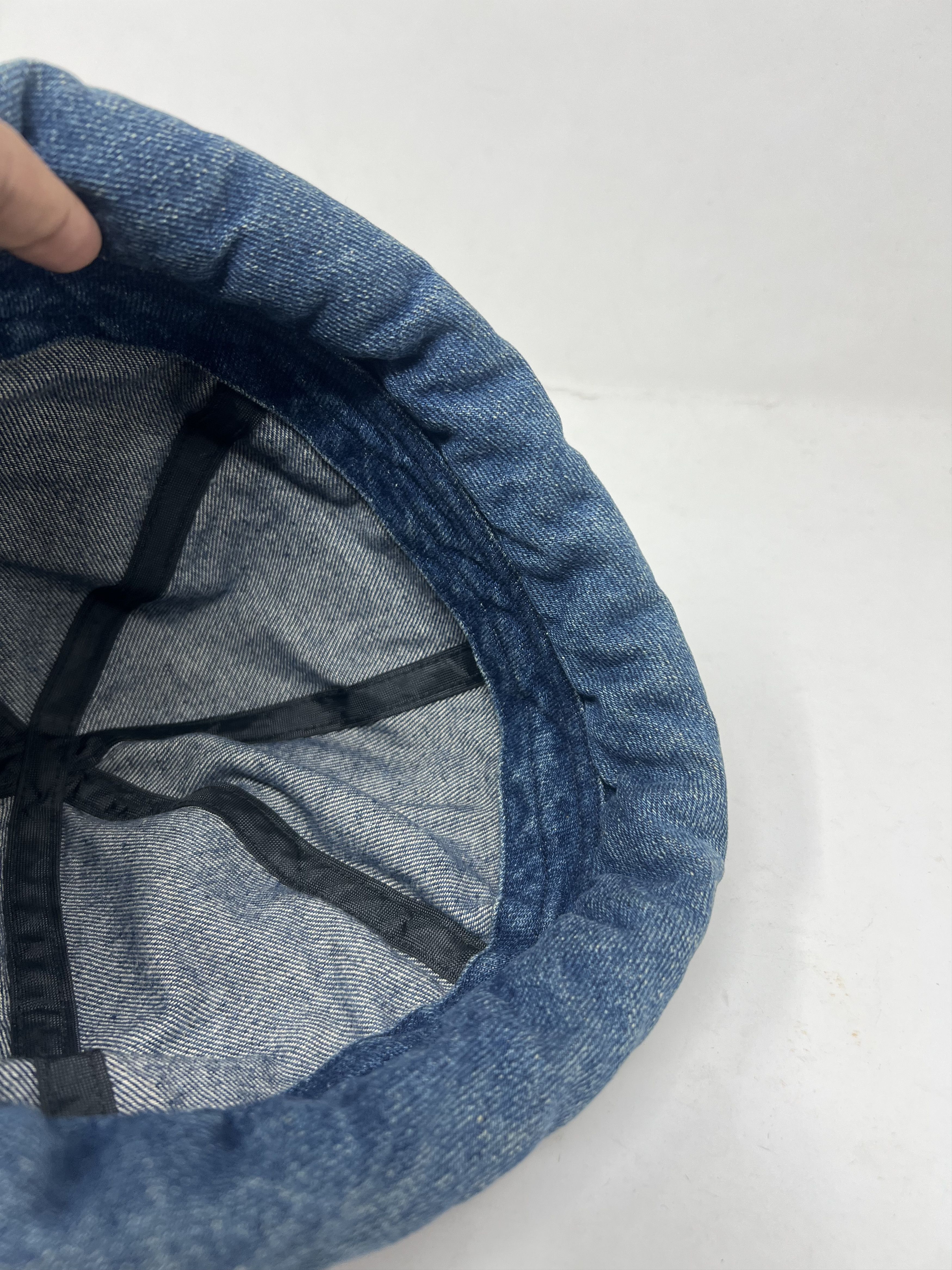 Vintage Denim Light Acid Wash Hat Size ONE SIZE - 8 Thumbnail