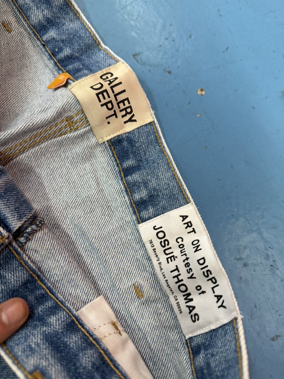 Gallery Dept. GALLERY DEPT CARHARTT CARPENTER FLARE WITH PAINT Size US 33 - 5 Thumbnail