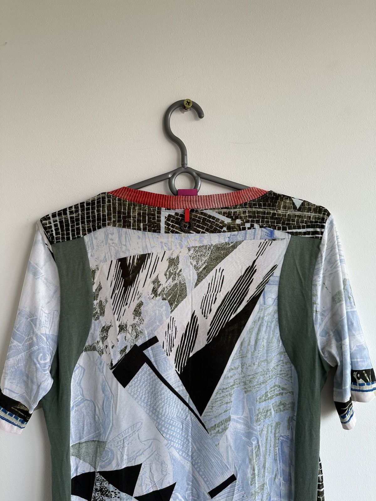 Vintage Save the Queen Short Sleeve Blouse Top Abstract Print Size L Size L / US 10 / IT 46 - 9 Thumbnail
