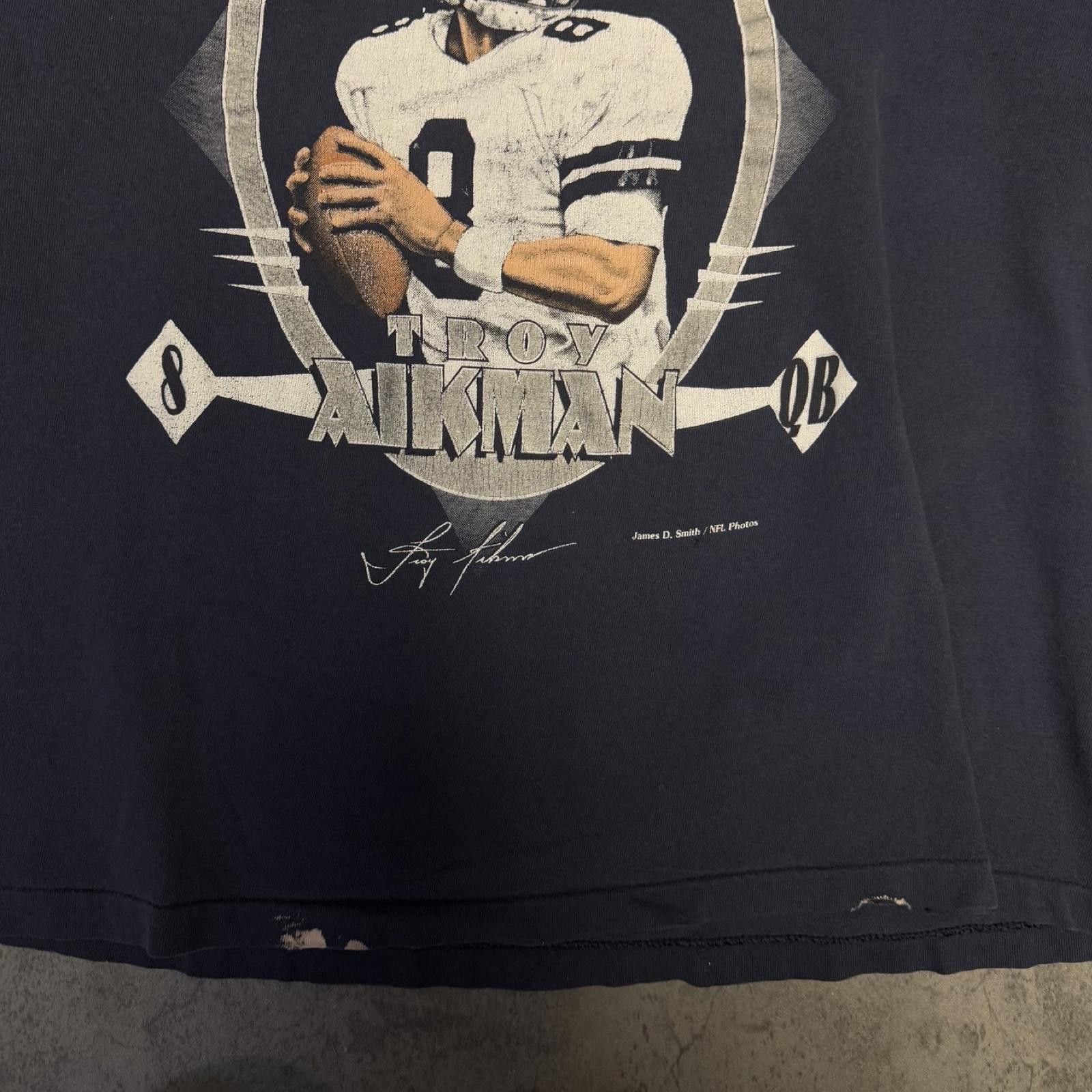 Nutmeg 90s Troy Aikman Dallas Cowboys -- L --- Size US L / EU 52-54 / 3 - 5 Thumbnail