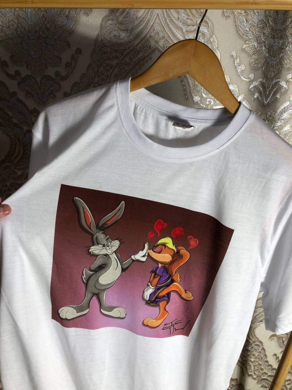 Cartoon Network VINTAGE BUGS AND LOLA BUNNY RETRO T-SHIRT BIG LOGO Y2K 90s Size US XL / EU 56 / 4 - 2 Thumbnail