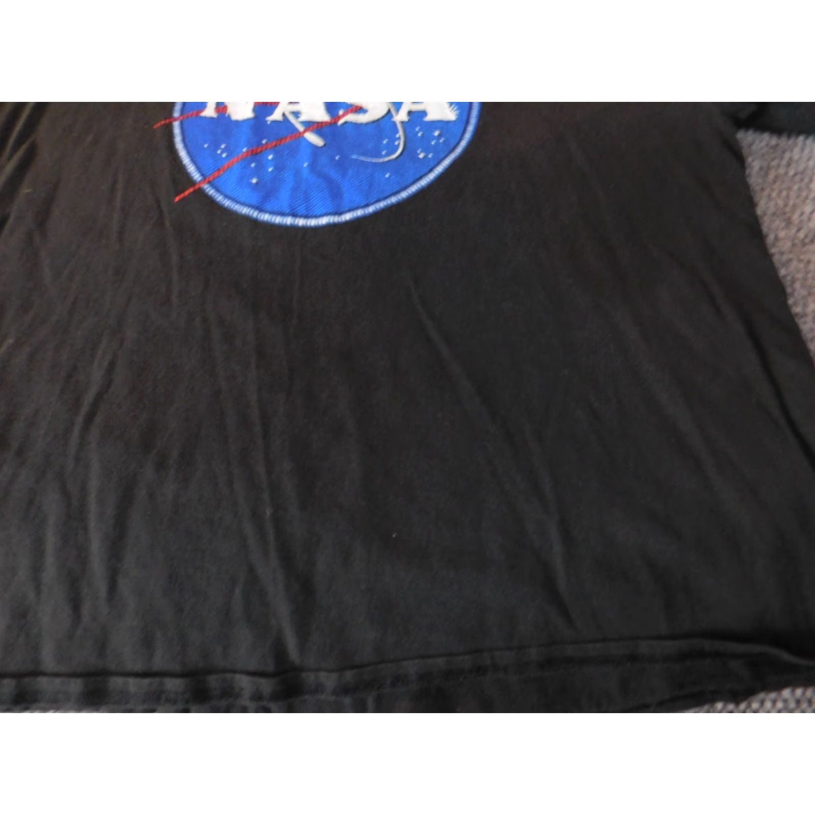NASA Nasa Mens Shirt 2XL Black Long Sleeve Logo Graphic Space Aero Shirt Mens XXL Black Logo Space Aero Size US XXL / EU 58 / 5 - 6 Thumbnail