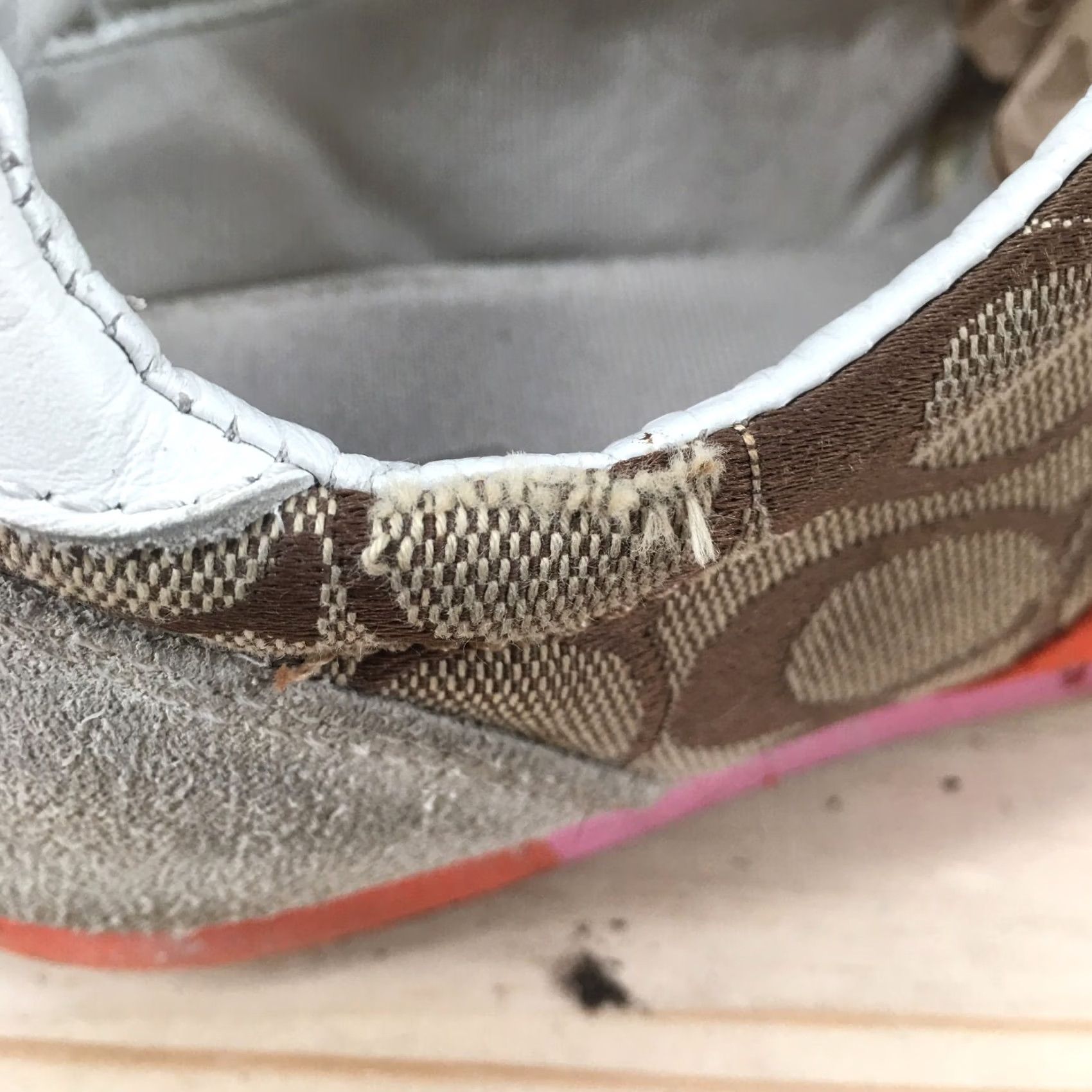 Coach Coach Shoes Womens 6.5 M Joss Sig Webbing Sneakers Casual Tan Fabric Low Top Size M / US 6-8 / IT 42-44 - 5 Thumbnail